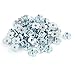 50 Pcs 4 Prongs Zinc Plated T-Nut Tee Nut Fixing M4 x 7.5mm