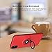 DESOF iPhone X Case, iPhone 10 Case with Ring Holder Kickstand, 360°Adjustable Ring Grip Stand Work with Magnetic Car Mount Anti-Fingerprint Slim Cover for Apple iPhone X (2017) 5.8 inch - Red