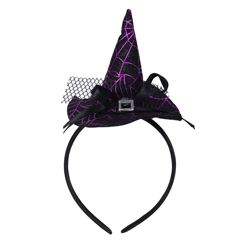 Headband Hat Hoop Band Headwear Spider Web Spiderweb for Halloween Christmas Party Costume Girls Boys Women