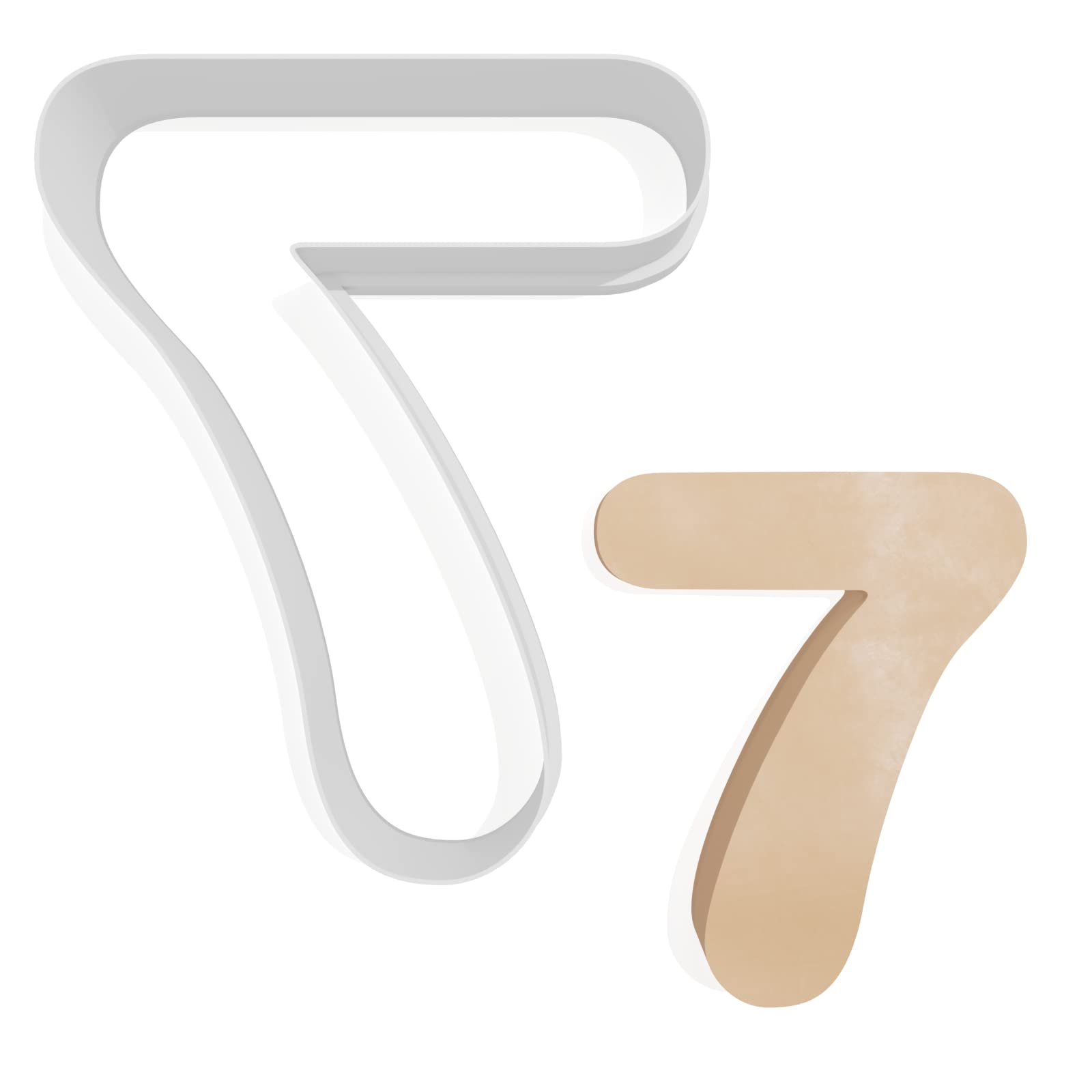 Number 7 Cookie Cutter - 3 Sizes
