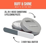 Nailoid Buff & Shine Nail Care Kit 15g - Ridge Smoother Polisher Strengthener view 6