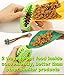 ChokGift Dog Teeth Cleaning Chew Toys Ball Toothbrush with Rope Nontoxic Bite Resistant Food Dispensing IQ Treat Toy Interactive Pet Chewy Toys for Small and Medium Puppy, Dental Care, Rubber, Green