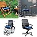 ChiroDoc Coccyx Seat Cushion with Removable Heating Pad - Powered by AC Wall Adapter - Perfect For Coccyx & Tailbone Pain Relief (Sciatica) - Reduce Lower Back Pain From Sitting All Day