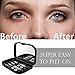 Magnetic False Eyelashes [FREE MIRROR] Full Eye Kit - Natural Length Magnet Lashes - Dual Magnets - Fake Lashes Set - [Medium/Large]