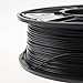 Dark Black PLA 3D Printer Filament 1.75 mm 1KG Spool(2.2lbs), Dimensional Accuracy +/- 0.02 mm,3D Printing Filament Black PLA