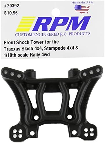 Rpm 70392 Front Shock Tower Slash/Stampede 4X4 Black