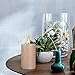 BOLSIUS Rustic Metallic Set of 6 Rose Gold Unscented Pillar Candles Inches –2.75 X 5 Decoration Dinner Wedding Candles – Perfect Use for Home Décor - Church-Spa Candle – Restaurant 130/68m…