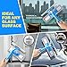 Als Ellan Professional 3 in 1 Window Squeegee with Microfiber Scrubber, 104