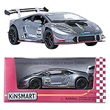 Kinsmart 1: Huracan LP620-2 Super Trefeo Gray Display Toy
