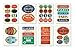 Cavallini Decorative Stickers Paris, Assorted