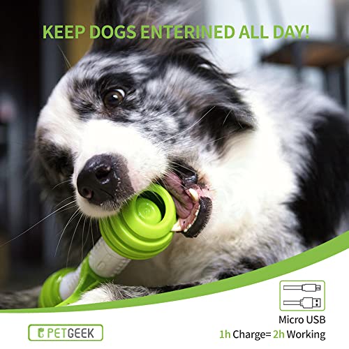 PETGEEK Automatic Dog Bone Toy, Smart Interactive Pet Toys for boredoms