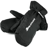 Orlimar Men's Thermal Golf Cart Mittens, Black, One Size Fits Most