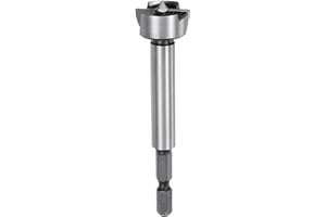 HARFINGTON Forstner Drill Bit 7/8"(22mm) Carbon Steel Multi-Tooth Wood Drilling Forstner Bit Hinge Cutter with 1/4" Hex Shank