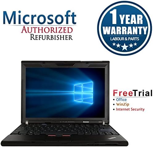 Lenovo X201 12.1" Laptop Computer(Intel Core i5 520M 2.4G,4G RAM DDR3,500G HDD,Windows 10 Professional)(Certified Refurbished)