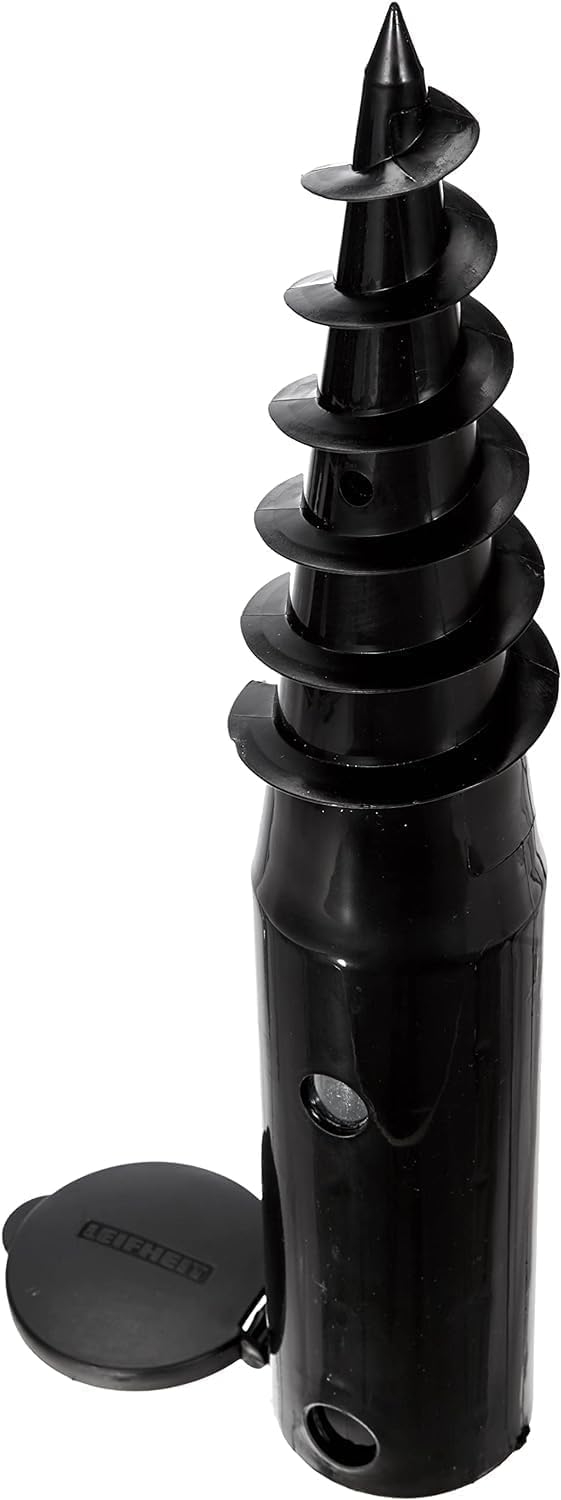 Leifheit Screw-in Rotary Washing Line Ground Spike, Washing Line Socket, 5 cm/50 mm Ground Screw for Linomatic clothesline, for Easy Installation of Rotary Clothes Line, Ground Socket โ image 1