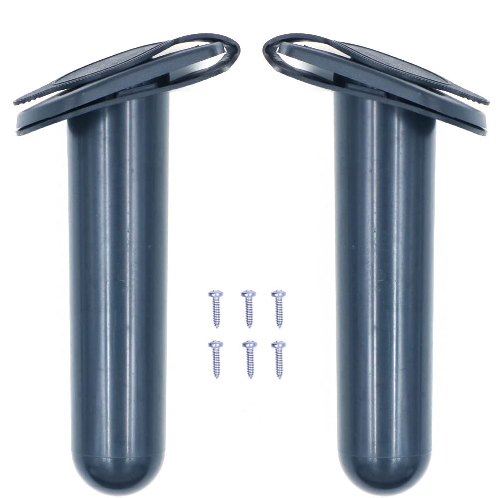 2X ZONADAH Flush Mount Fishing Rod Holder Gasket Kayak Canoe Boat Side Tackle for Boat Fishing