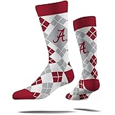 Strideline NCAA Mens Argyle Dress Socks-Team Colors-One Size Fits Most -M/L (8-12)