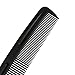 Cubaco 5 inch Hair Comb Pocket Size Mini Bulk Combs Perfect for Travelling, 20 Pack Black Combs for Unisex, Salon Barber Comb for All Hair Types