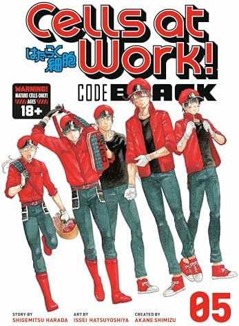 Cells at Work! CODE BLACK 4: Harada, Shigemitsu, Shimizu, Akane