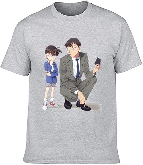 Amazon Syain 名探偵コナン Tシャツ メンズ 夏服 半袖 綿100 丸襟 通気性 快適 Tシャツ レディース コットン 人気 おしゃれ ファッション 男女兼用 Tシャツ カットソー 通販