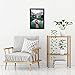 Americanflat 12x18 Poster Frame in Black - Composite Wood with Shatter Resistant Glass - Wall Mounted Horizontal and Vertical Formats