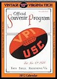 Virginia Tech Hokies 2012 Vintage Football Calendar by