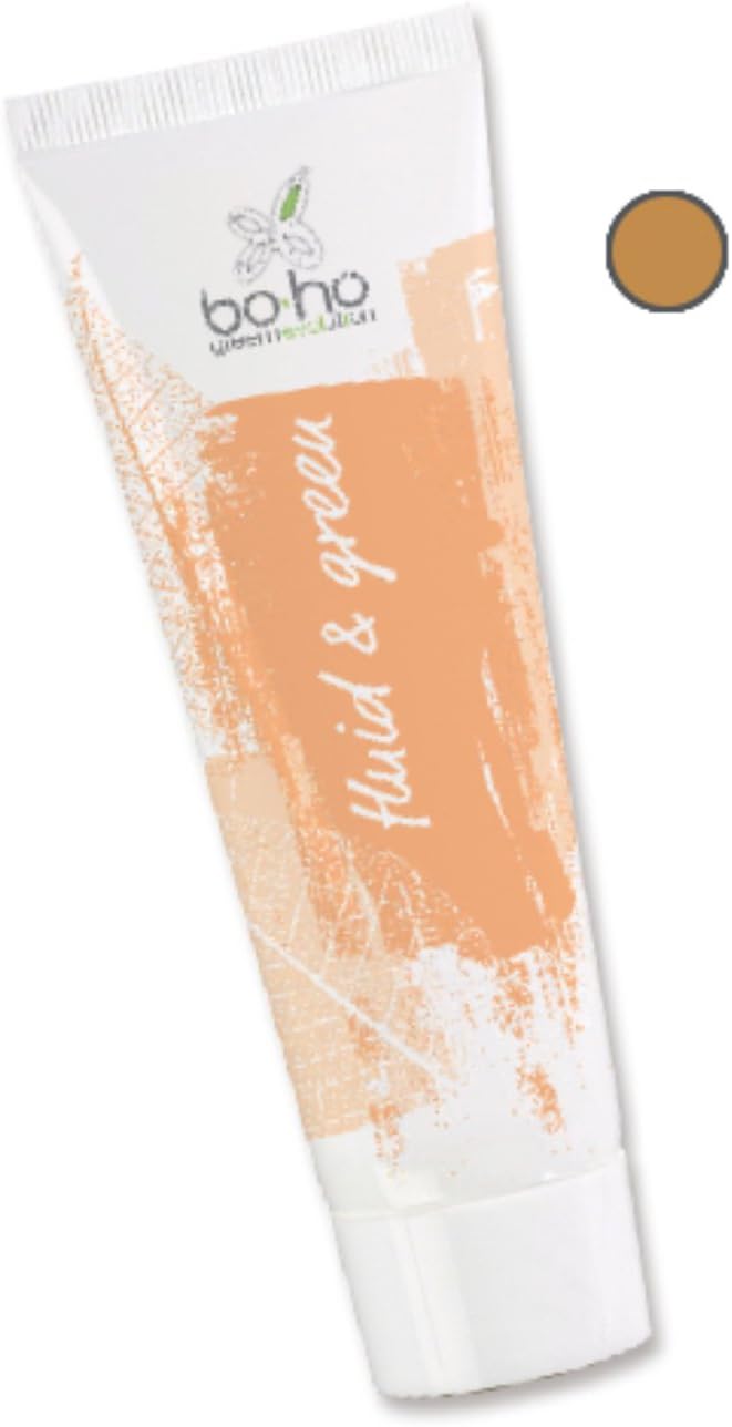 Boho Green Revolution Fluid and Green Liquid Foundation FFG 08 Dark Tan