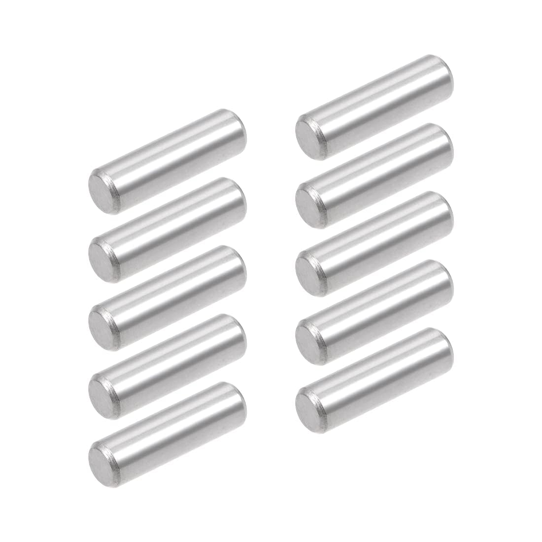 TA-VIGOR 10Pcs 6mm x 20mm Dowel Pins, 304 Stainless Steel Shelf Support Cylindrical Pin Pegs Shelf Support Pegs Fasten Elements for Furniture, Cabinets, and Mechanical Applications