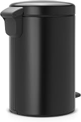 Brabantia Newicon 12 L Pedal Bin Matt Black with Inner Bucket view 4