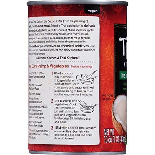 Thai Kitchen Lite Coconut Milk, 13.66 fl oz (Case of 12) Buy Online