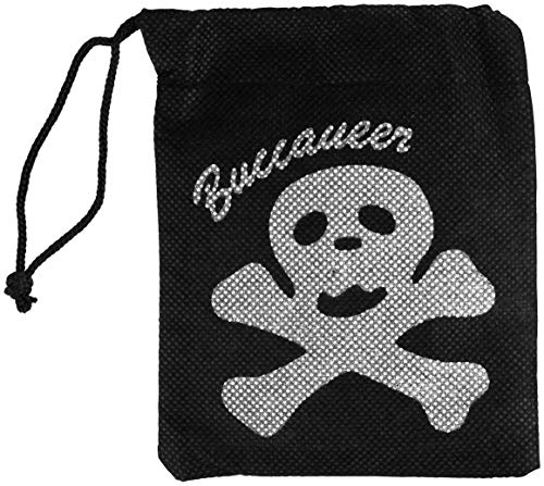 Balinco Piratenset 5-teilig bestehend aus Säbel + Augenklappe + Goldener Ohrring + Fernrohr + Totenkopfbeutel - Kostüm… – Bild 7