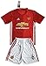 Manchester United 2016-2017 Pogba #6 Kids/Youths Home Soccer Jersey & Shorts Set