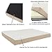 PETMAKER Orthopedic Dog Bed - 2-Layer Memory Foam Bed with Machine Washable Sherpa Top Cover - 36x27 Mattress for Large Dogs up to 65lbs (Tan)