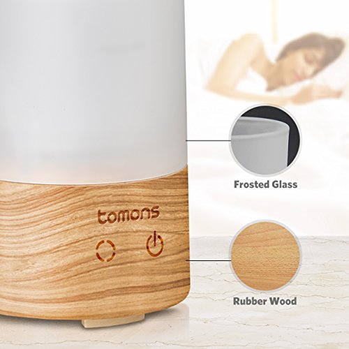 tomons Essential Oil Diffuser in Glass and Natural Wood Components Other AD2002-W - Thumbnail 2