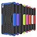 Sony Xperia XA Ultra Case,Yiakeng Shockproof Impact Protection Tough Rugged Dual Layer Protective Case Cover with Kickstand for Sony Xperia XA Ultra (Pink)