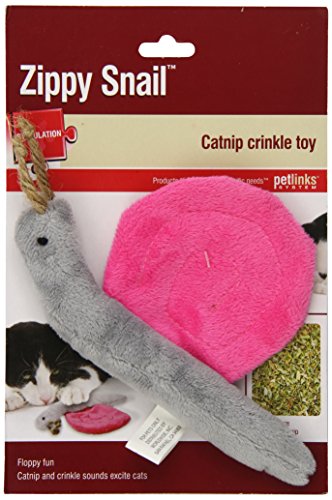 Petlinks Zippy Snail Cat Toy Catnip Crinkle Toy - Thumbnail 3