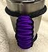 USA Handmade Paracord Yeti / Ozark / Rtic Rambler 30 Oz Tumbler Handle, black/purple......