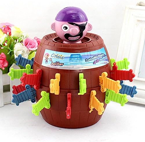 Pop Up Game Toys - Novelty Toy Pirate Bucket for Kids and adults Lucky Stab Pop Up Game Toys Intellectual Game For Kids - Best Gift For Boys And Girls