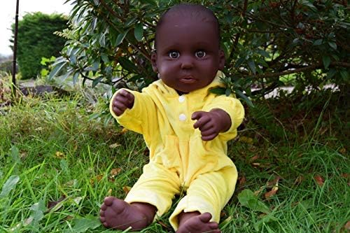 Sammar Gifts LARGE 20" AMERICAN BLACK AFRICAN DOLL BABY BOY ADAM BOYS MALE GENDER DOLL 51CM AFRO DOLL