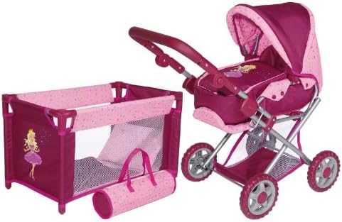 set coche muñeca cuna y silla nido