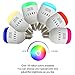 Santaro Smart LED Music Bulb With Bluetooth Speaker Unique Portable RGB+W Color Change Light Bulb with Built-in Battery- APP Remote Controlled Rhythm-Sync Party Light-7W E27 by