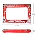 Auihiay Large Size Inflatable Christmas Photo Booth Frame with 2 Christmas Headband for Christmas New Year Party(33.8 x 22 Inch)