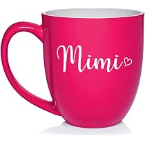 Amazon.com: Daylor Mimi With Heart Ceramic Coffee Mug Tea Cup Gift ...