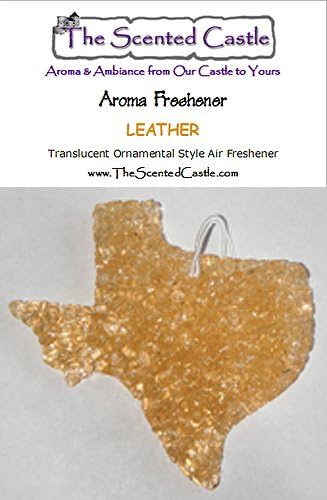 The Scented Castle 2-Pack Leather Scented Texas Shape Air Fresheners