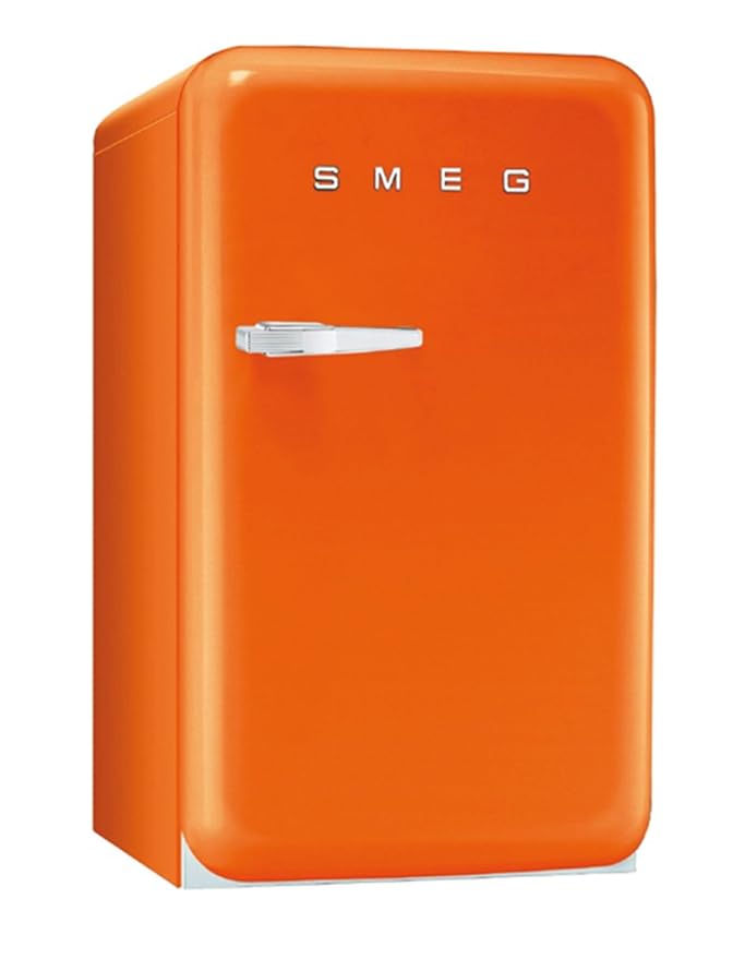 Smeg FAB10RO - Nevera combi (Independiente, Naranja, Derecho, 114 ...