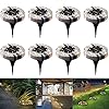 8x LED Solar Grondspots, Tuinverlichting, Zonne Energie, IP65 Waterdicht, Milieuvriendelijke verlichting, Dag-nacht…
