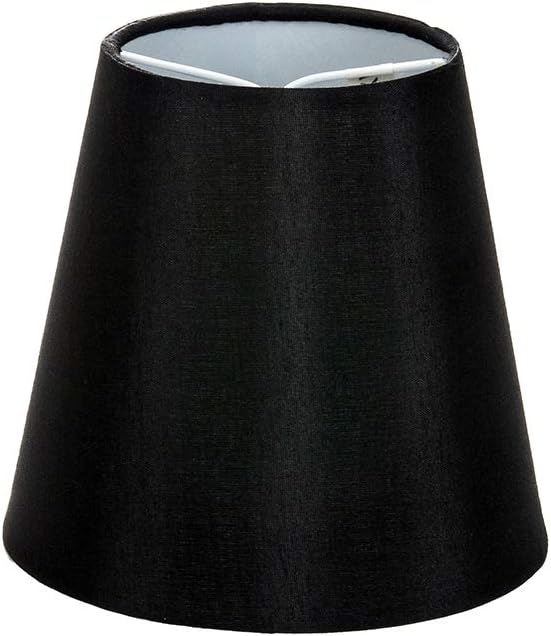 Pantalla de tambor de lámpara con clip pequeña de 6"de diseño