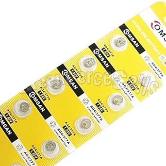 Amazon Com 10 X Ag4 Sr626 377a Alkaline Button Cell Battery Comsan Industrial Scientific