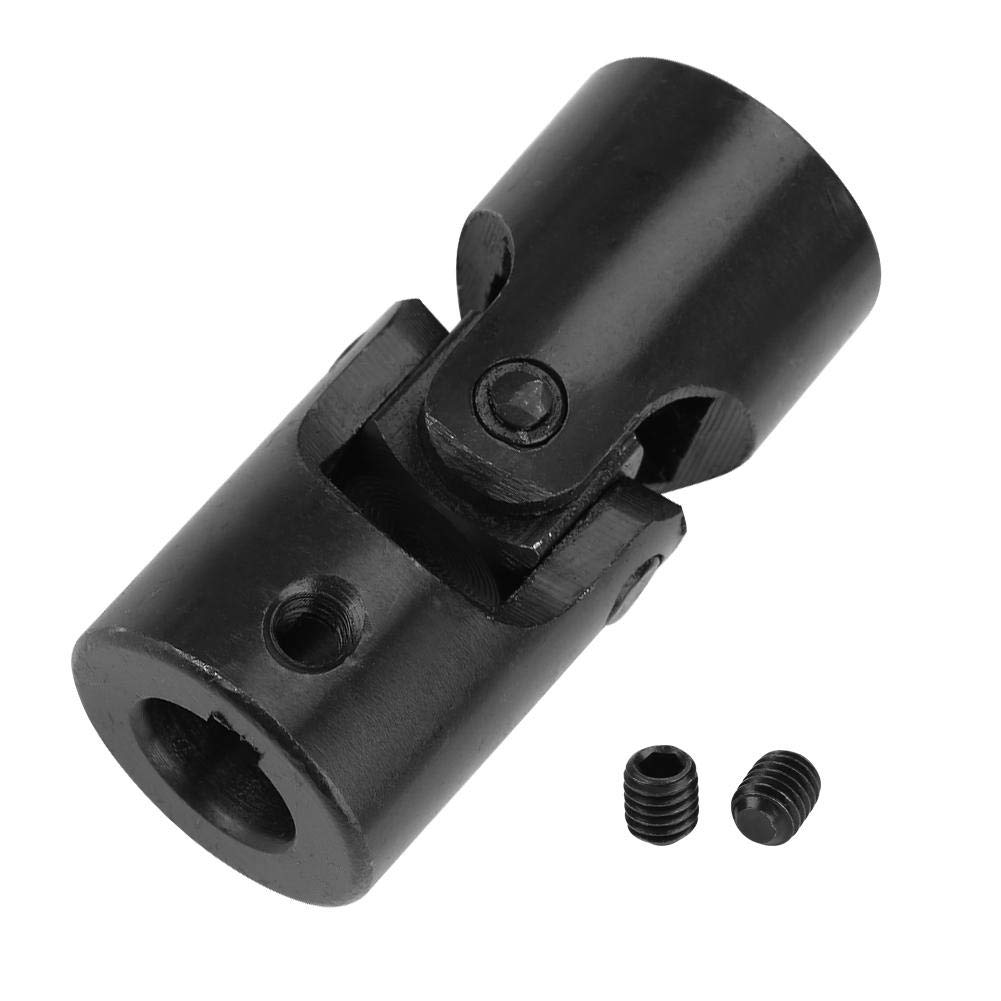 Rotatable Universal Joint Coupling, Steel, 12mm ID x 24mm OD, 3 Pack (Ideal for RC Model Motors)