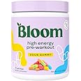 Bloom Nutrition High Energy Pre Workout Powder, Amino Energy with Beta Alanine, Ginseng & L Tyrosine, Natural Caffeine Powder from Green Tea Extract, Sugar Free & Keto Drink Mix (Sour Gummy)